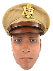 US WW2 Summer Semi-Crusher Officer Visor Cap