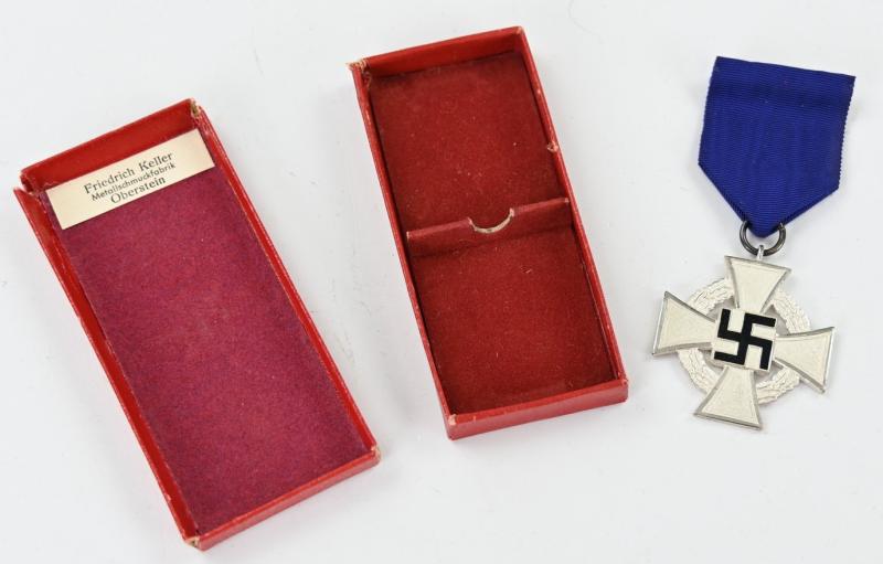 German 25 Years Faithful Service Medal in box