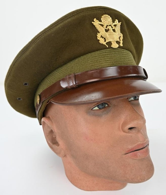 US WW2 Officer's Semi-Crusher Visor Cap