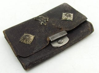 Wehrmacht Soldier Wallet with Panzerjäger cypher and 2x...