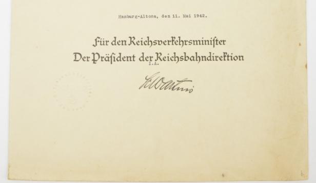 German Reichsbahn Graduation Certificates