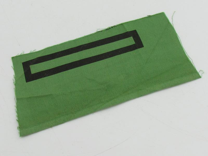 Printed Wehrmacht ( Heer ) camouflage rank patch