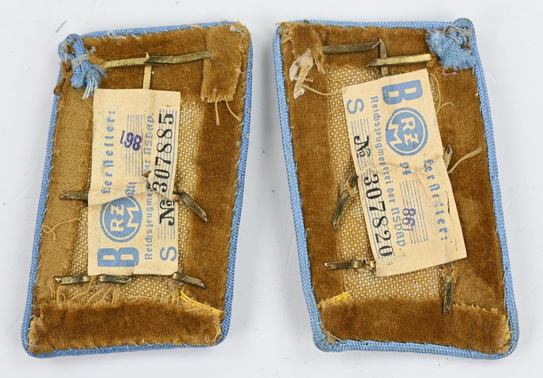 German NSDAP Collar Tab Set 'Obergemeinschaftsleiter'
