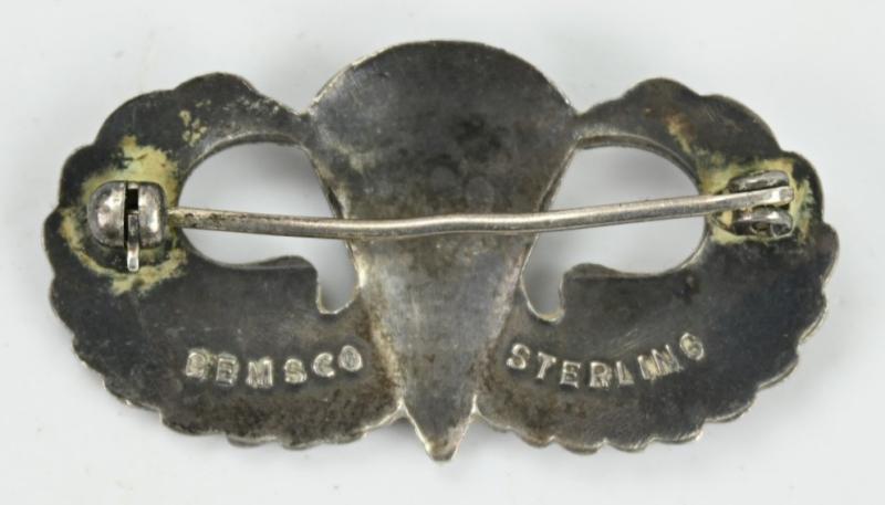 US WW2 Paratrooper Jumpwing 'Gemsco Sterling'