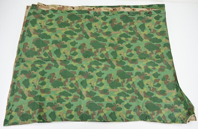 US Navy WW2 Camouflage Shelter /Rain Poncho