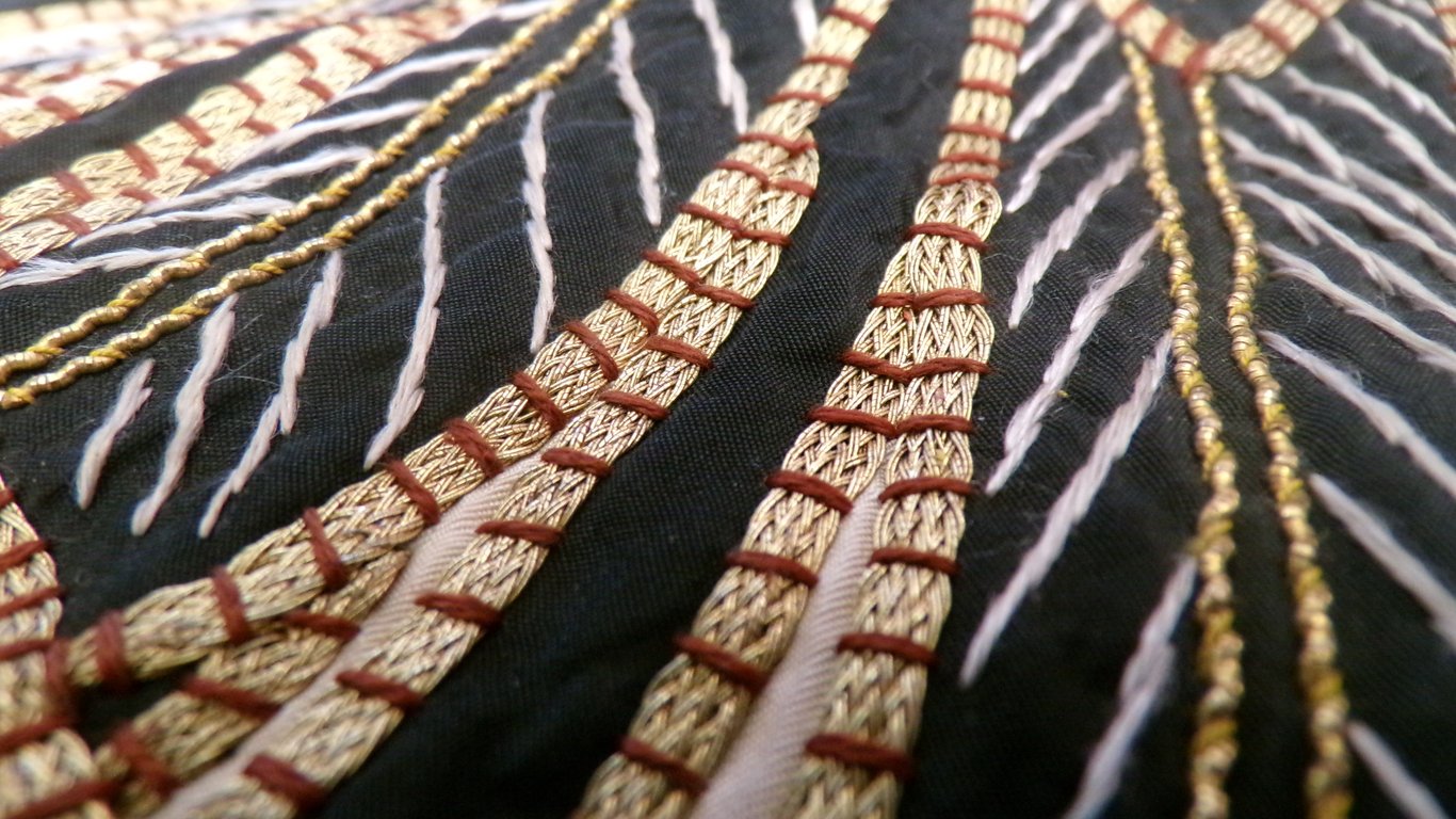Imperial Prussian Silk Fahne Gold Bullion 1872