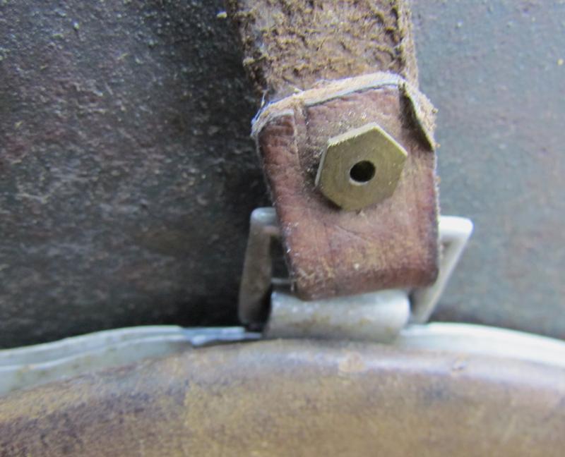 Wehrmacht Reissued German M18 Helmet (ET64) with Early M31 Aluminum Liner