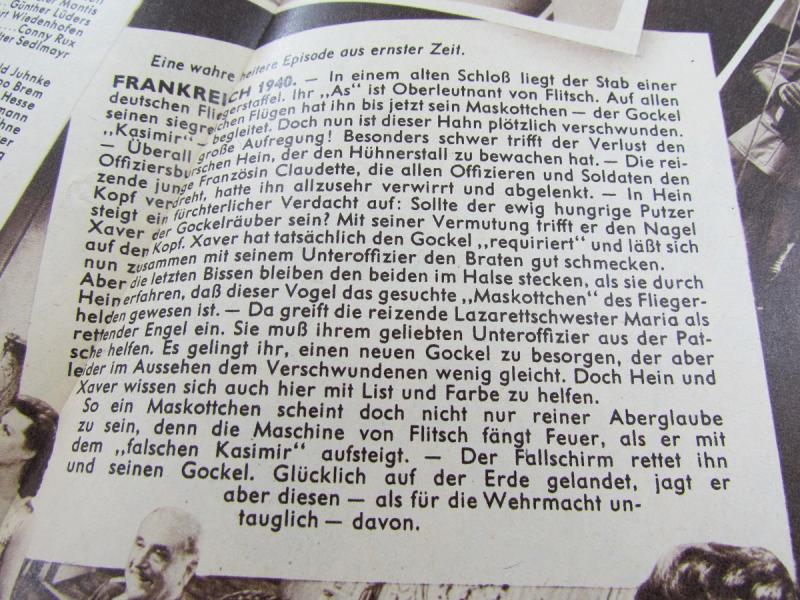 Original Movie Flyer From German Movie Der Frontgockel 1955