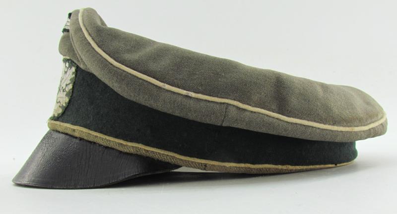 Wehrmacht (Heer) Infantry Officer 'Crusher' Visor Cap