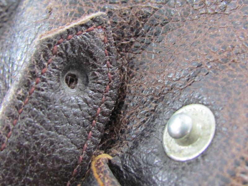 Luftwaffe FK33 Flight Crews Leather Winter Helmet