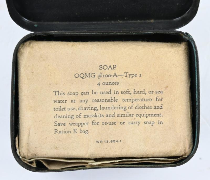 US WW2 Cleaning Soap in Case
