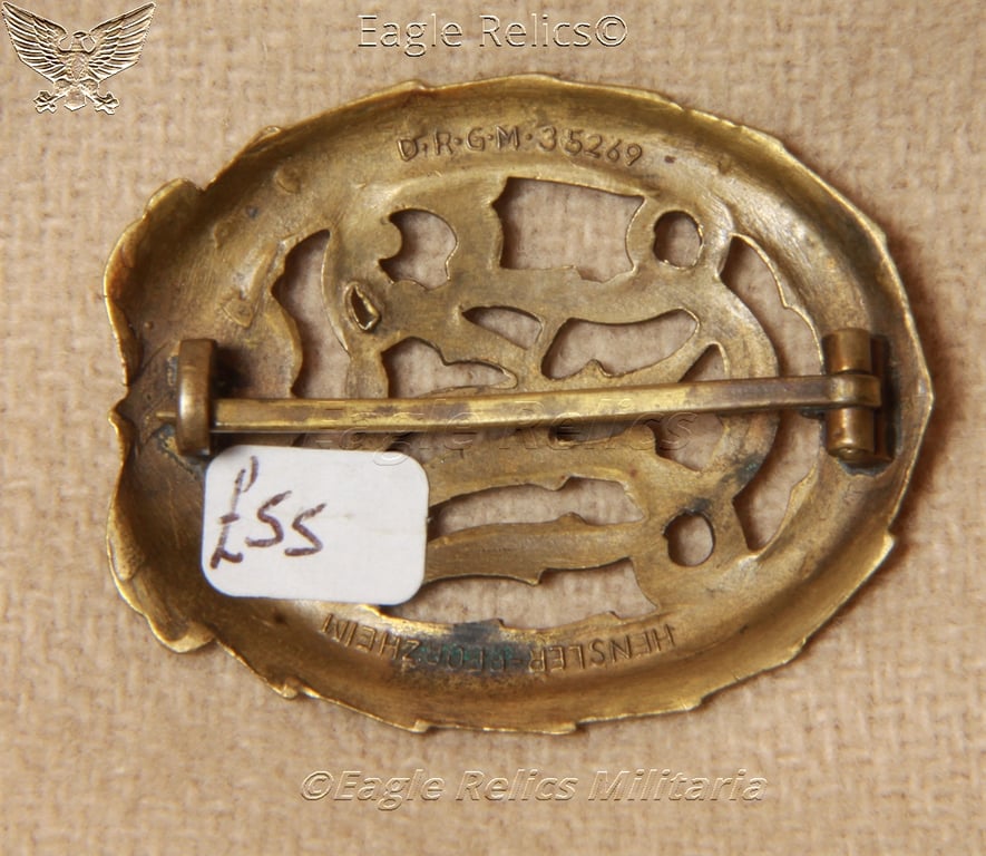DRL ‘Reichssportabzeichen’ Bronze Sports Badge.