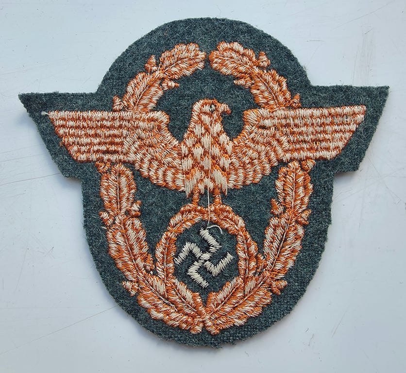 WW2 German Feldgendarmerie arm eagle
