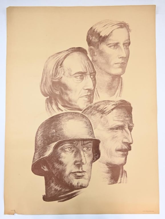 German Third Reich Print of Eduard Steiner
