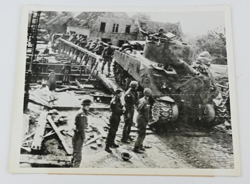 US WW2 Market Garden Press Photo 'Son'