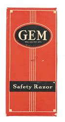 US WW2 GEM Safety Razor in Box