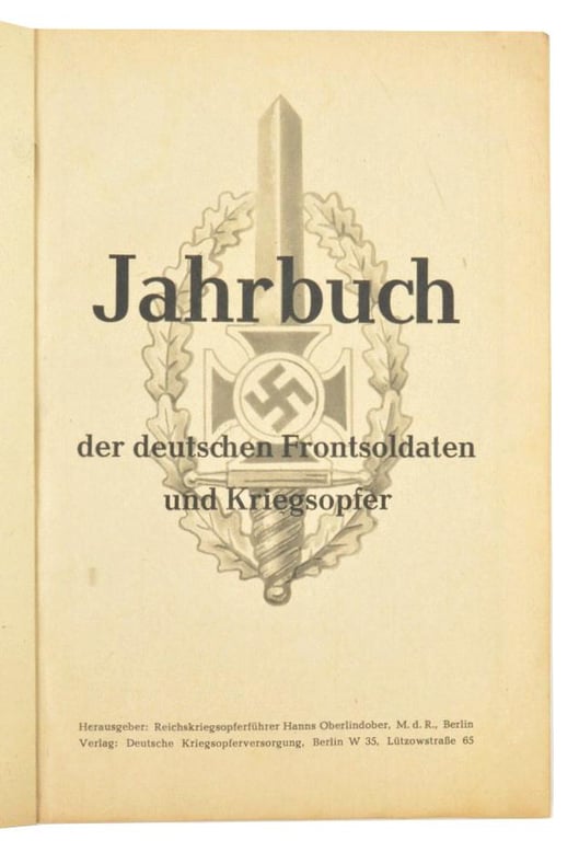 German NSKOV 1943 Yearbook