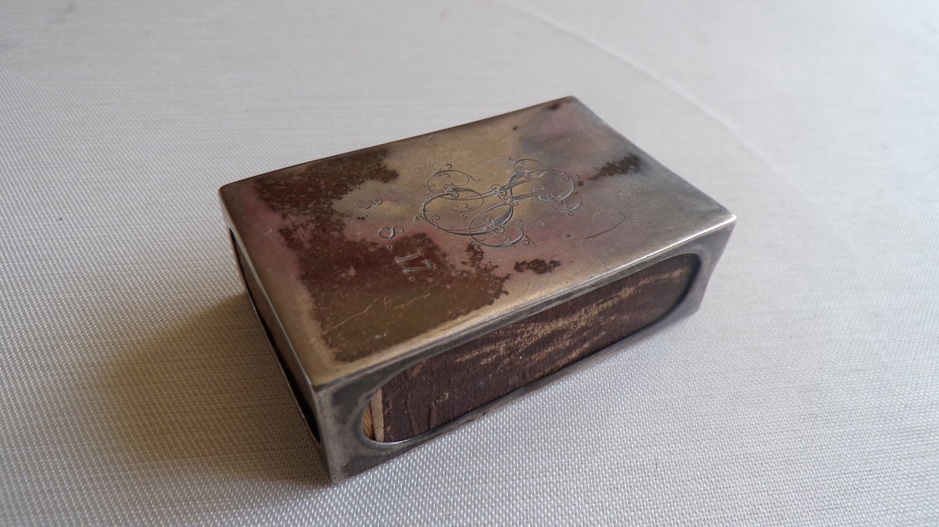 Imperial Silver Plated Matchbox Set