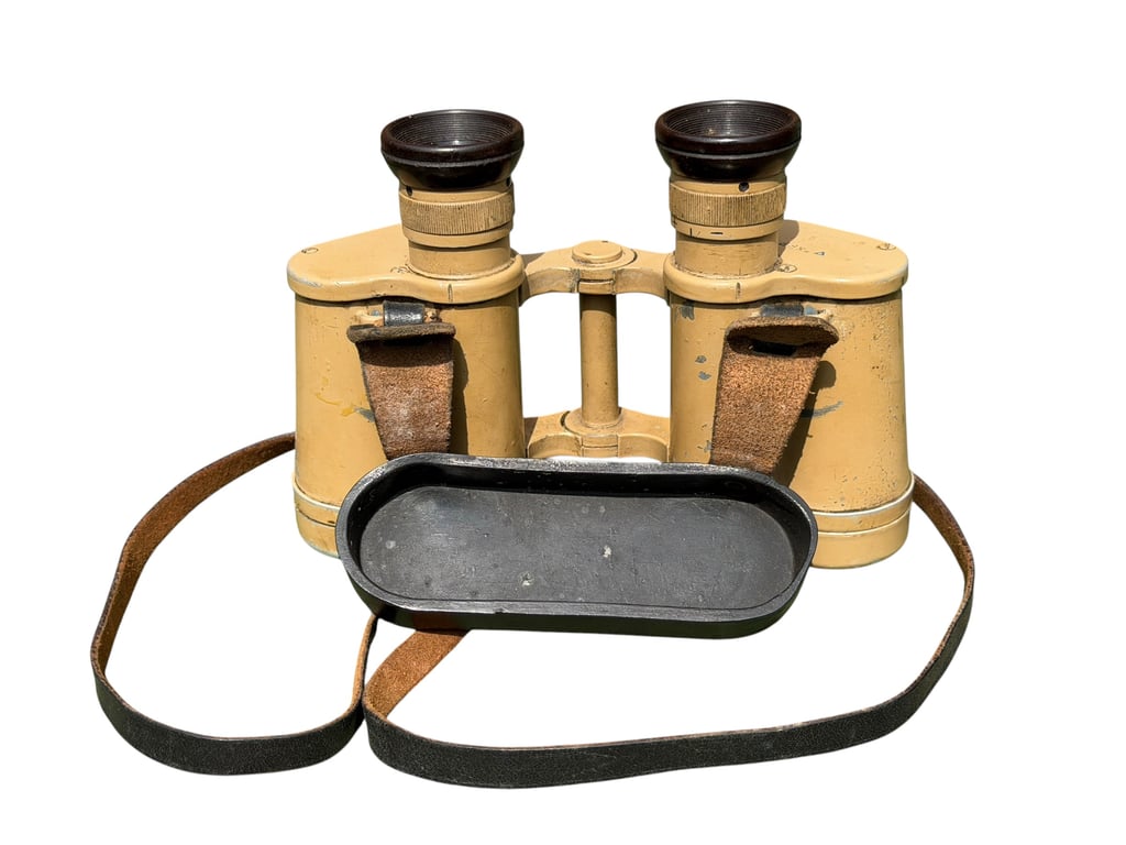 Wehrmacht Tan 6x30 Binoculars