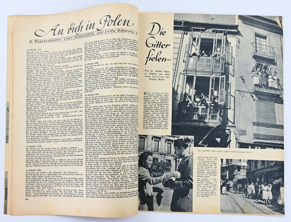 German Magazine 'Die Neue Gartenlaube' 24 July 1940