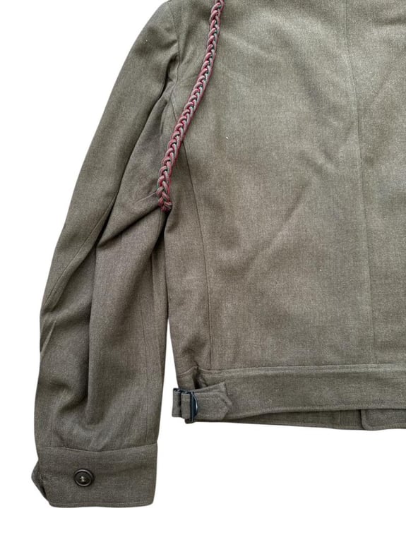 US WWII Glider Artillery Ike Jacket and Garrison Cap