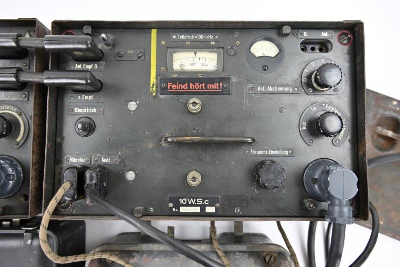 German WH Panzer Tank Radio Set