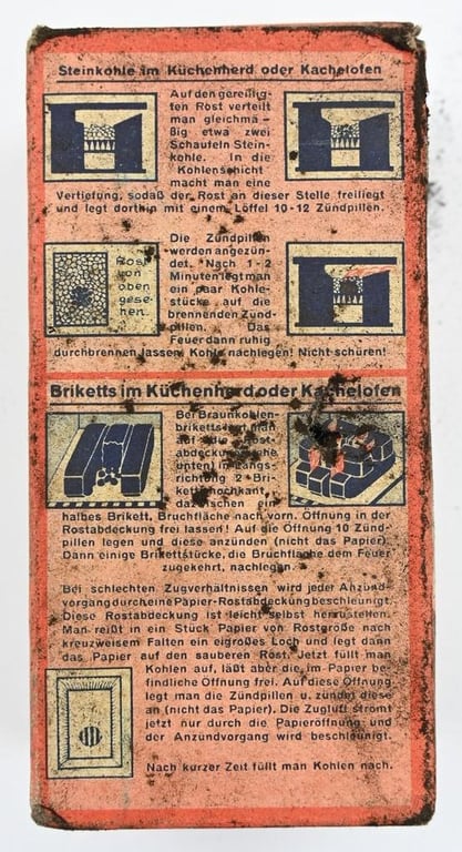 German Third Reich Era Package of Charcoal