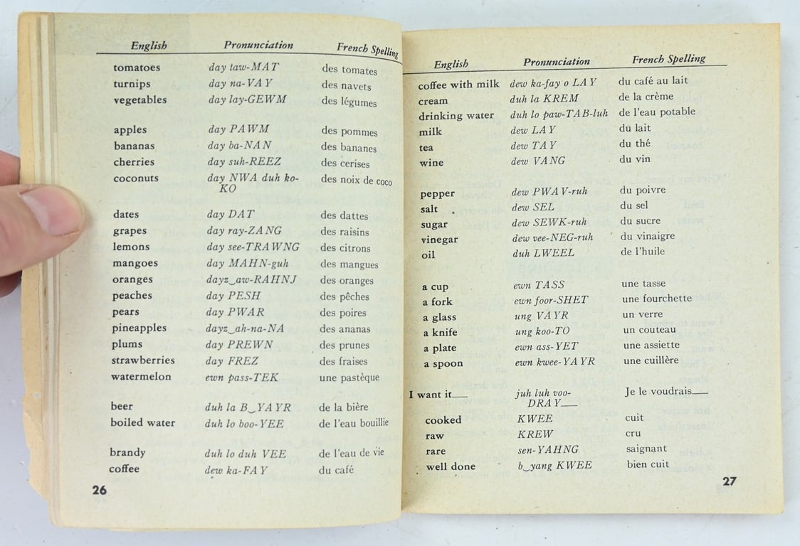 US WW2 French Phase Book 1943