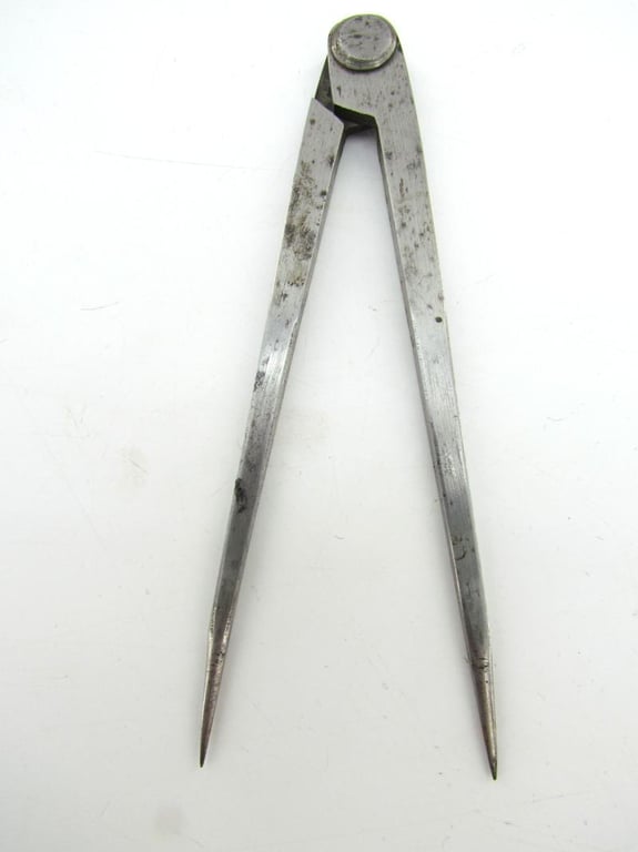 German WWII Era Map Case Compass Tool