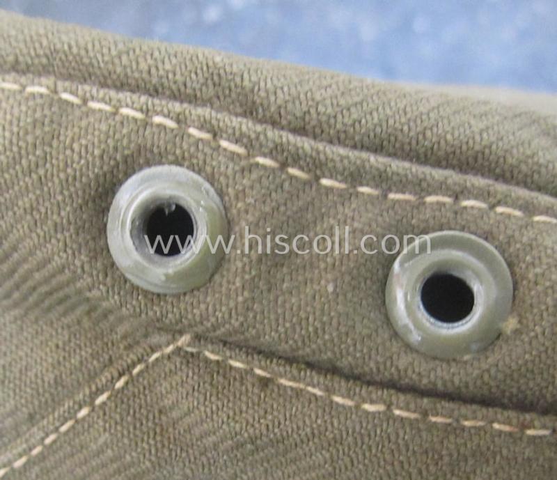 WH (Heeres), 'M41-pattern', tropical-issued field-cap (ie.: 'Tropen-Einheitsfeldmütze') being an (approx.) 57-cms.-sized example that is totally void of a makers'-, date- nor size-designation and that comes in a moderately worn- ie. used, condit...