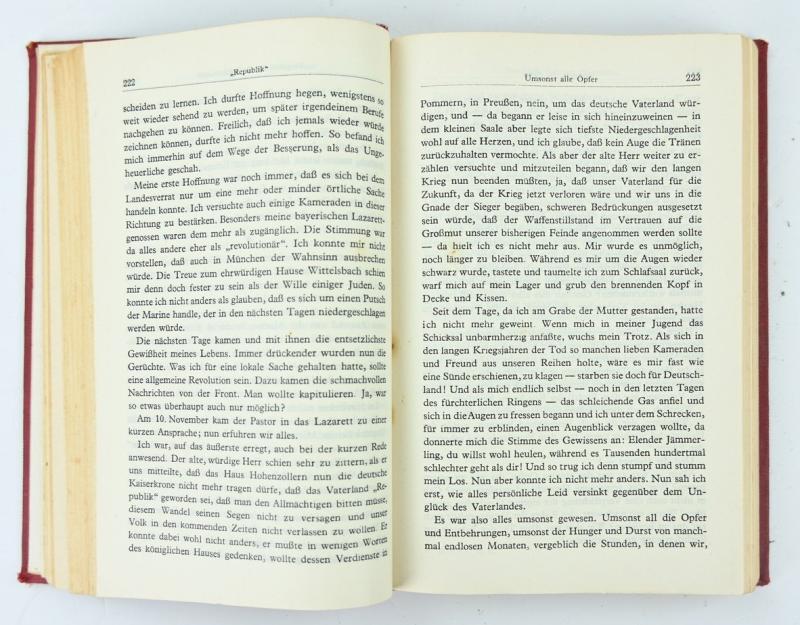German Mein Kampf Pocket Book 1943