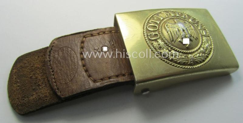 WH (KM) aluminium-based belt-buckle on '1939'-dated tab: 'R.S.&S.'