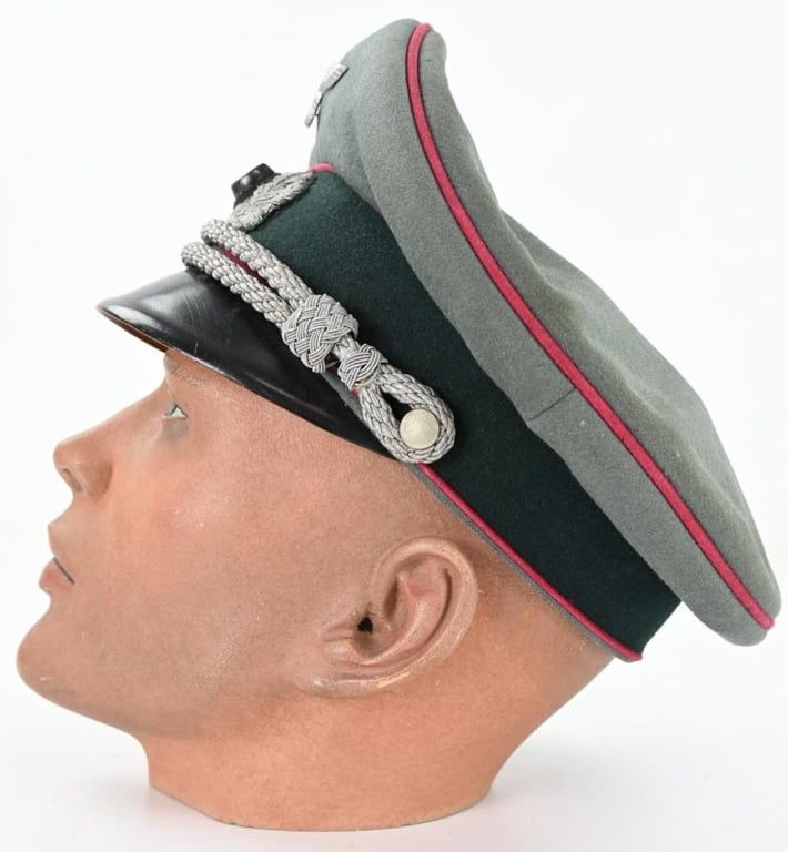 German WH Officer Visor Cap 'Nebeltruppen' EREL