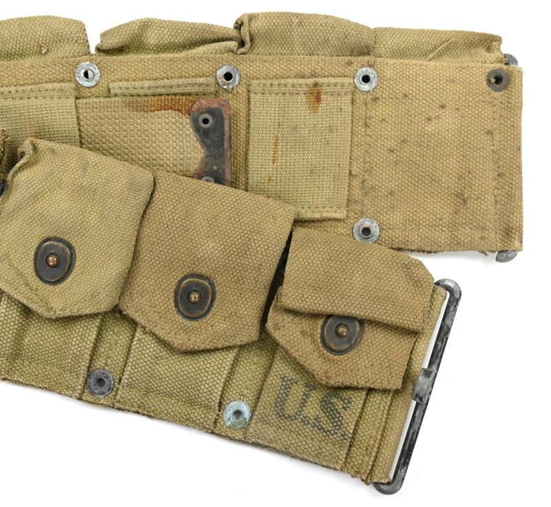 US WW2 M1 Garand Ammo Belt 1943