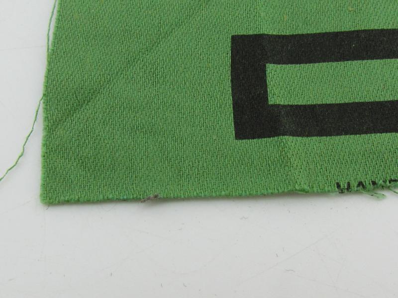 Printed Wehrmacht ( Heer ) camouflage rank patch