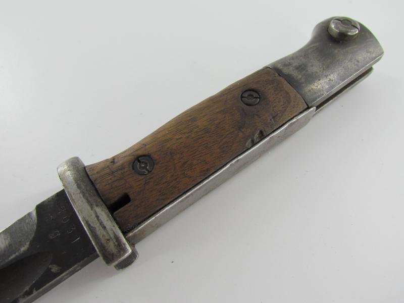 K98 Bayonet (Seitengewehr)SG 84/98 With Frog