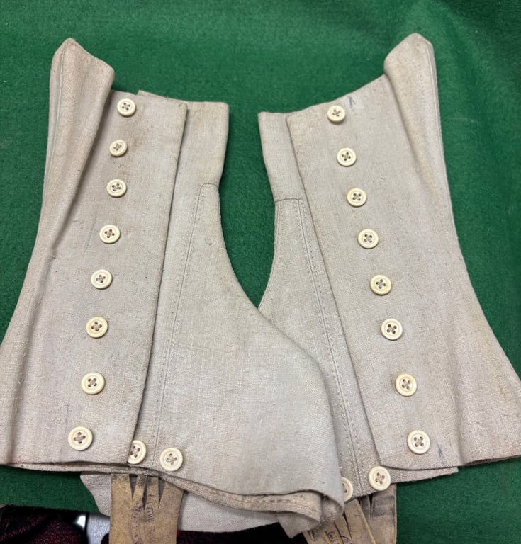WW1 Royal Highlanders Spats and Hose Tops-Owner KiA