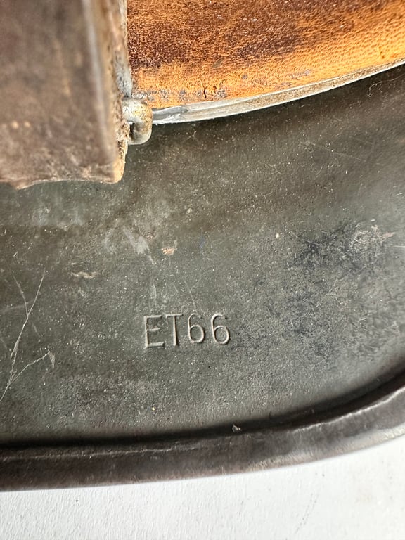 Untoched SD M40 Wehrmacht Helmet "ET66"