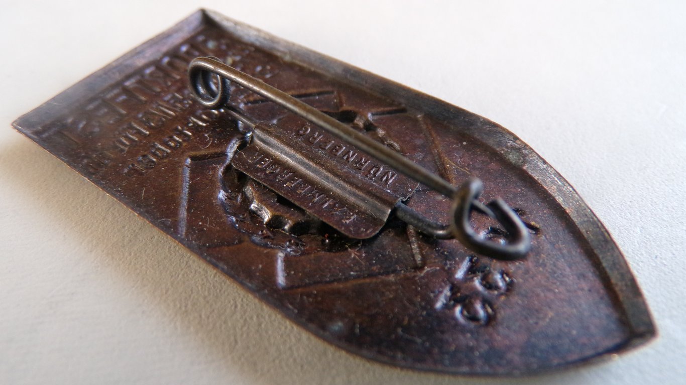 Rare SS Sturm 5/I/3 Fürth Sportfest Tinnie