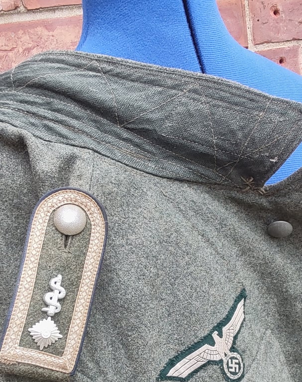 WW2 German M43 Army Medics NCO Combat Tunic- more pictures