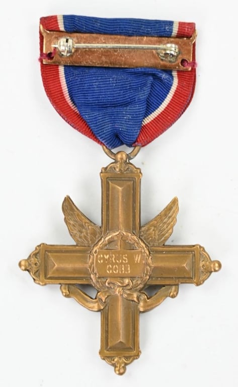US WW2 Named Distinguished Service Cross 'Cyrus W. Cobb' 601st Tank Destroyer Battalion