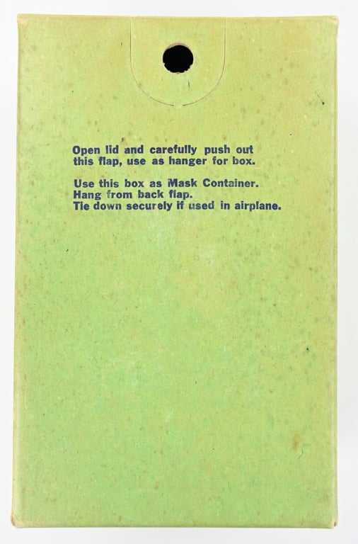 USAAF WW2 A-10A Oxygen Mask Box