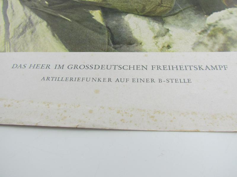 German.Printed Photo,”Das Heer Im Grossdeutschen Freiheitskampf