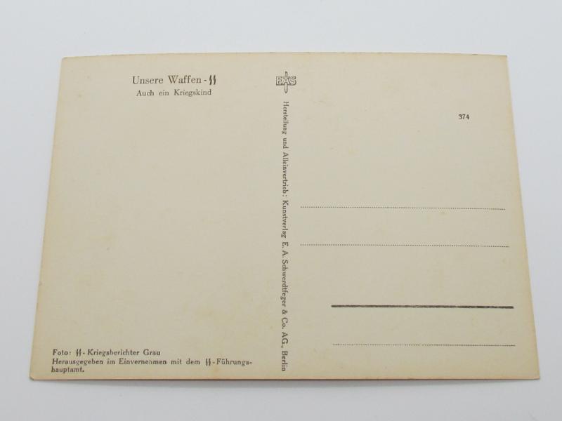 Postcard : Unsere Waffen-SS