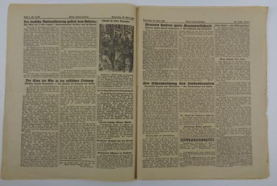 German Illustrierte Kronen Zeitung 30 April 1942