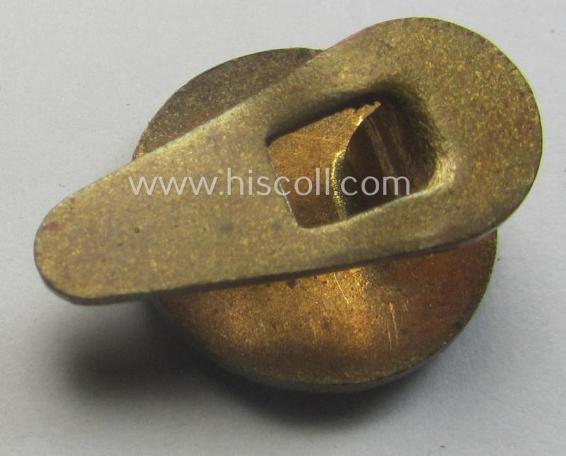 'N.S.D.A.P.'-supporter-pin- ie. party-badge (or: 'Parteiabzeichen') being a smaller-sized specimen that is void of a makers'-designation