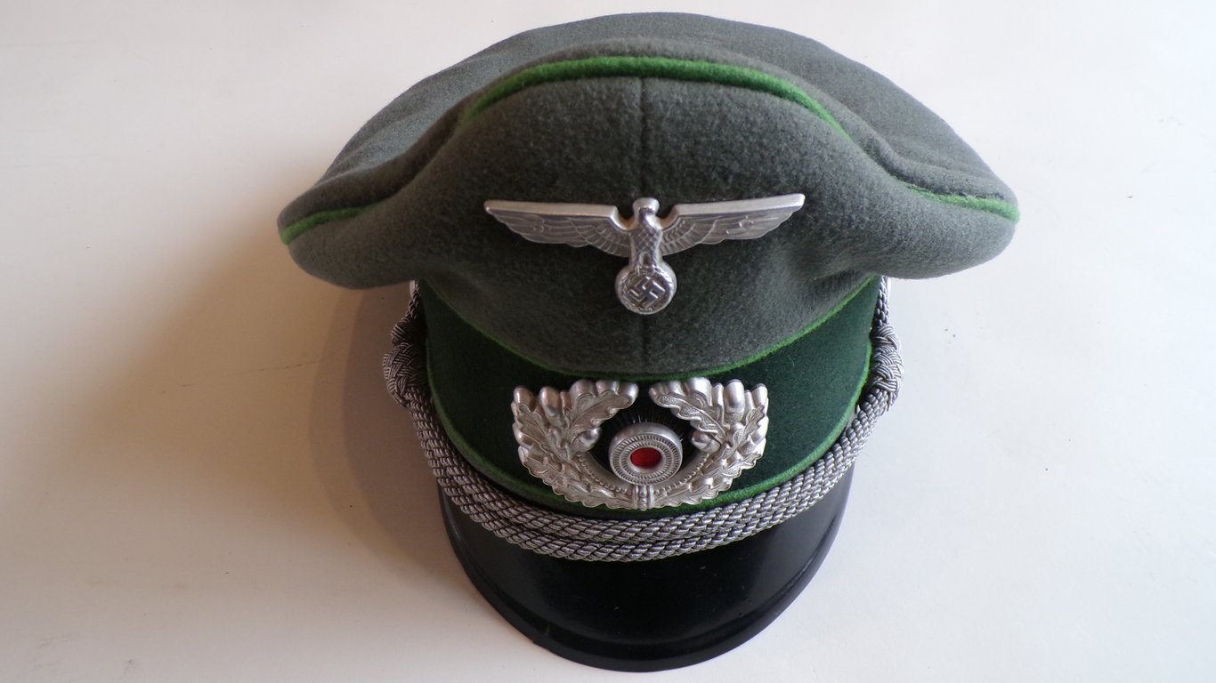 Stonemint doeskin Panzergrenadier Schirmmütze