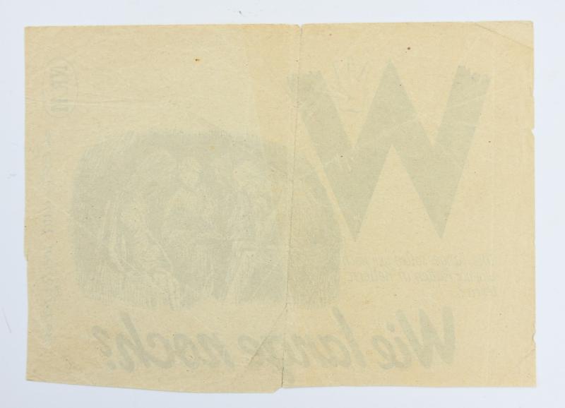 Allied WW2 Droppingsflyer 'Wie Lange Noch?' Part 11