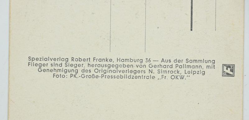 German LW Postcard 'Lied der Sturzkampfflieger'