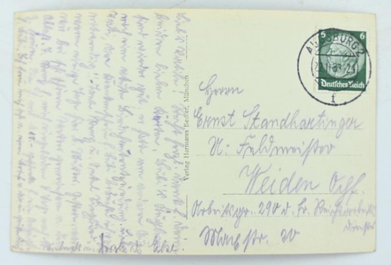 German Third Reich Postcard 'Volkskanzler'
